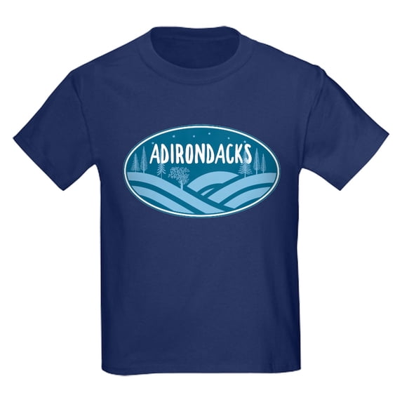 CafePress - Adirondacks New York Outdoors T Shirt - Dark T-Shirt Kids XS-XL