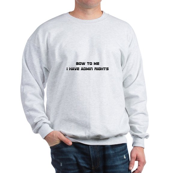 CafePress - Admin Rights Sweatshirt - Crew Neck Sweatshirt