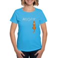 thumbnail image 1 of CafePress - Adopt Cats Rusty™ T Shirt - Women's Traditional Fit Dark T-Shirt, 1 of 4