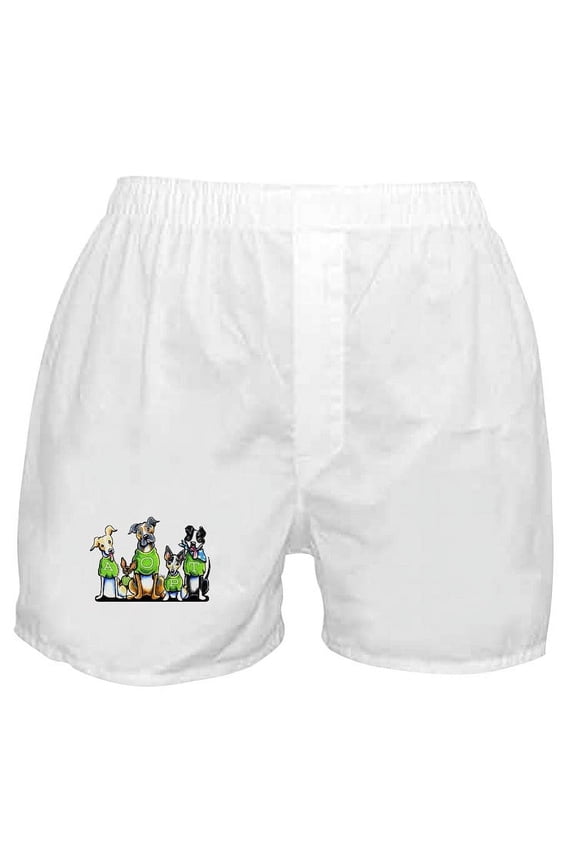 - Adopt Shelter Dogs Boxer Shorts - Men's Novelty Boxer Shorts
