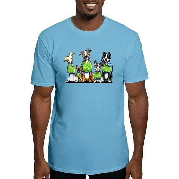 CafePress - Adopt Shelter Dogs T Shirt - Fitted T-Shirt, Vintage Fit Soft Cotton Tee