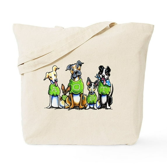 CafePress - Adopt Shelter Dogs Tote Bag - Unisex Canvas Tote Bag, Beige, 1-Piece