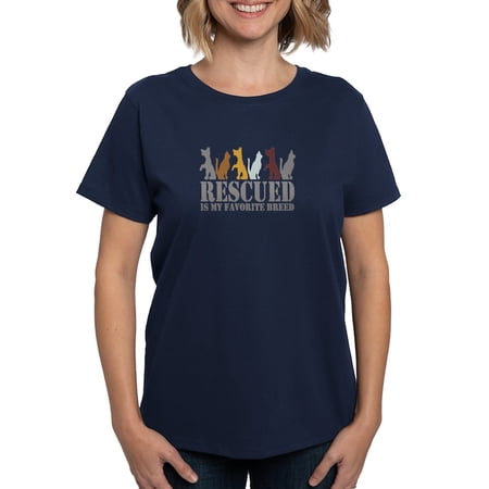 CafePress - Adopt Women's Dark T Shirt - Women's Traditional Fit Dark T-Shirt