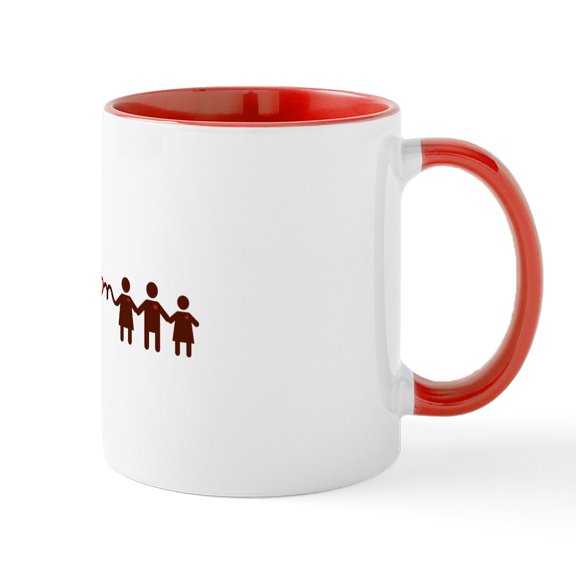 CafePress - Adoption Mugs - 11 oz Ceramic Mug - Novelty Coffee Tea Cup