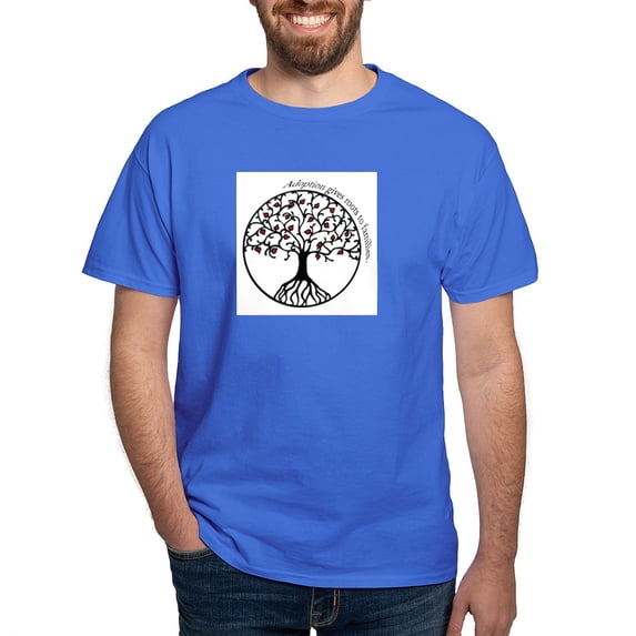 CafePress - Adoption Roots T Shirt - Men's Classic Graphic Cotton T-Shirt