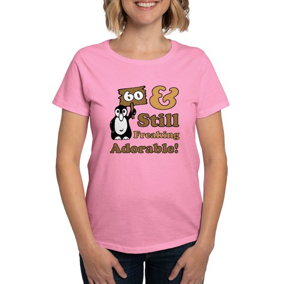 CafePress - Adorable 60Th Birthday Women's Dark T Shirt - Women's Traditional Fit Dark T-Shirt