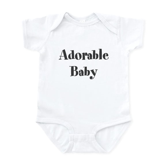 CafePress - Adorable Baby Body Suit - Baby Light Bodysuit, Size Newborn - 24 Months