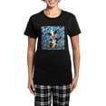 thumbnail image 1 of CafePress - Adorable Cow Has Hearts Pajamas - Women's Short Sleeve Print T-Shirt and Pants Dark Cotton Pajama Set, 1 of 7