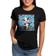 thumbnail image 1 of CafePress - Adorable Cow Has Hearts T Shirt - Womens Tri-blend T-Shirt, 1 of 4