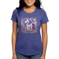 thumbnail image 1 of CafePress - Adorable Floral Unicorn T Shirt - Womens Tri-blend T-Shirt, 1 of 4