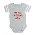 thumbnail image 1 of CafePress - Adorable Uncle - Cute Infant Baby Football Bodysuit, 1 of 3