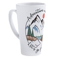 thumbnail image 1 of CafePress - Adventure Awaits Let'S Go Find It - 17 Oz White Ceramic Latte Mug, 1 of 3
