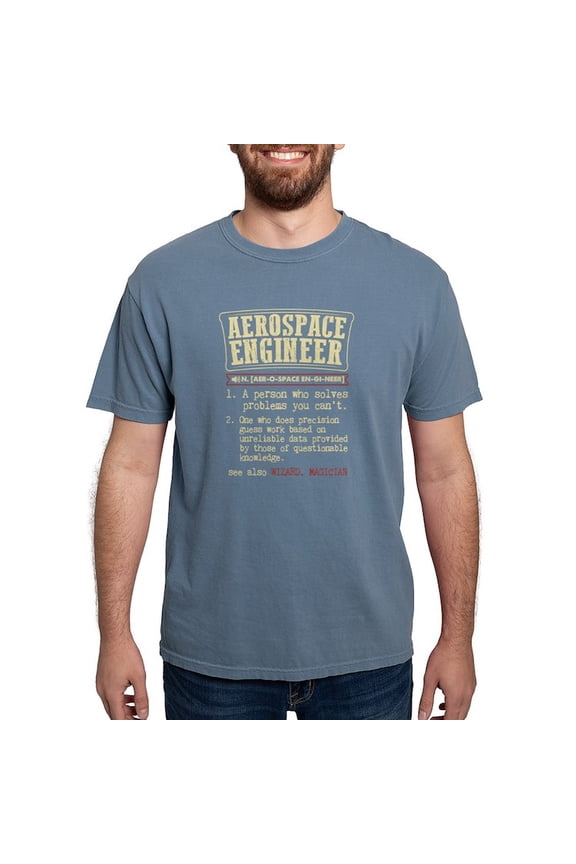 - Aerospace Engineer Funny Dictionary Term T Shirt - Mens Comfort Colors Shirt