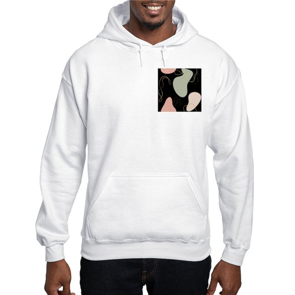 CafePress - Aesthetic Boho Geometric Abstract Shapes Pattern - Pullover Hoodie, Hooded Sweatshirt