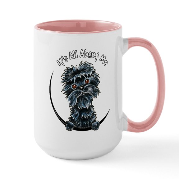 CafePress - Affenpinscher IAAM Mugs - 15 oz Ceramic Large White Novelty Mug