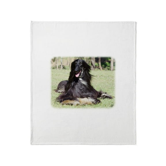 CafePress - Afghan Hound AA017D 115 Throw Blanket - Soft Fleece Throw Blanket, 50"x60" for All Ages