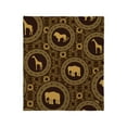 thumbnail image 1 of CafePress - African Animal Pattern Throw Blanket - Soft Fleece Throw Blanket, 50"x60" for All Ages, 1 of 2
