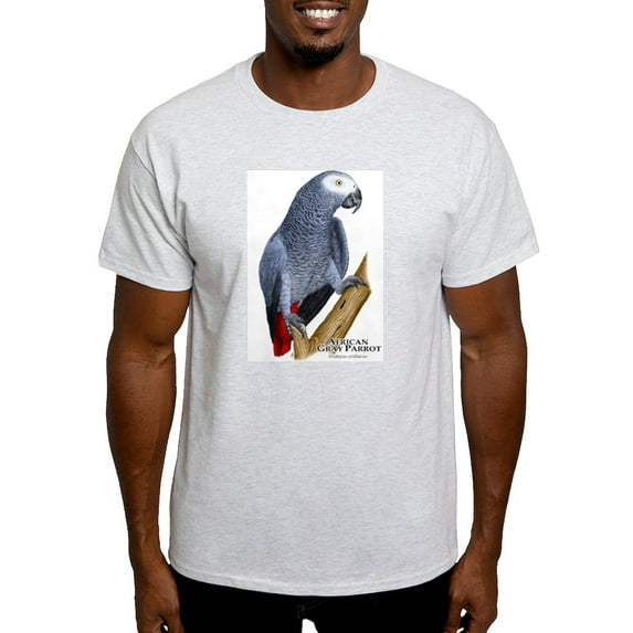 CafePress - African Gray Parrot Light T Shirt - Men's Classic Graphic T-Shirt
