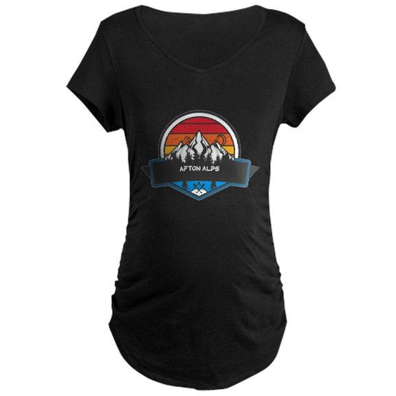 CafePress - Afton Alps Afton Minnesota Maternity T Shirt - Maternity Dark T-Shirt