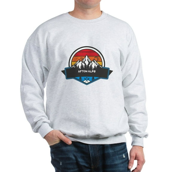 CafePress - Afton Alps Afton Minnesota Sweatshirt - Crew Neck Sweatshirt