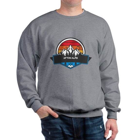 CafePress - Afton Alps Afton Minnesota Sweatshirt - Crew Neck Sweatshirt