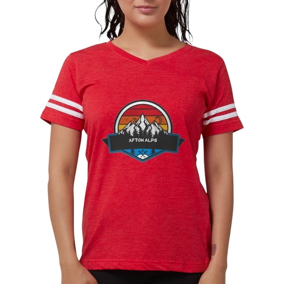 CafePress - Afton Alps Afton Minnesota T Shirt - Womens Football Shirt