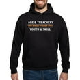 thumbnail image 1 of CafePress - Age And Treachery Will Always Hoodie (Dark) - Pullover Hoodie, Classic, Comfortable Hooded Sweatshirt, 1 of 4