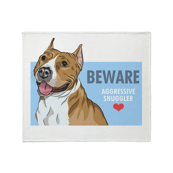 CafePress - Aggressive Snuggler Throw Blanket - Soft Fleece Throw Blanket, 50"x60" Stadium Blanket