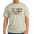 thumbnail image 1 of CafePress - Aging Like Fine Cigars Light T Shirt - Men's Classic Graphic T-Shirt, 1 of 4
