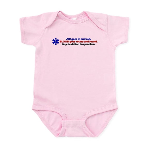 CafePress - Air/Blood... Infant Bodysuit - Baby Light Bodysuit, Size Newborn - 24 Months