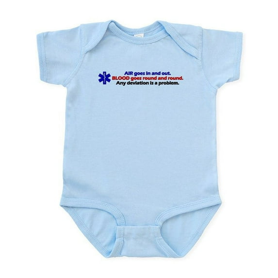 CafePress - Air/Blood... Infant Bodysuit - Baby Light Bodysuit, Size Newborn - 24 Months