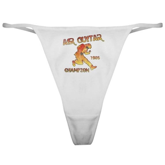 CafePress - Air Guitar Champion (Vintage) Classic Thong - Women's Novelty Thong Panties Underwear