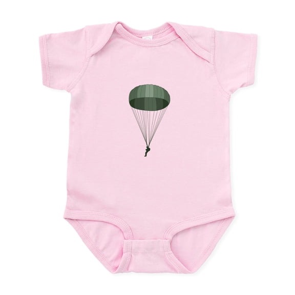 CafePress - Airborne Paratrooper Body Suit - Baby Light Bodysuit, Size Newborn - 24 Months