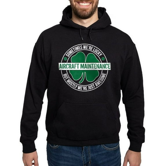 CafePress - Aircraft Maintenance Luck Hoodie (Dark) - Pullover Hoodie, Classic, Comfortable Hooded Sweatshirt