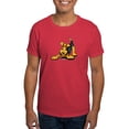 thumbnail image 1 of CafePress - Airedale At Play Dark T Shirt - Men's Classic Graphic Cotton T-Shirt, 1 of 4