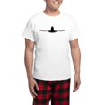thumbnail image 1 of CafePress - Airplane Aviation Men's Light Pajamas - Men's Light Loose Fit Cotton Pajama Set, 1 of 7