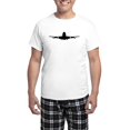 thumbnail image 1 of CafePress - Airplane Aviation Men's Light Pajamas - Men's Light Loose Fit Cotton Pajama Set, 1 of 7