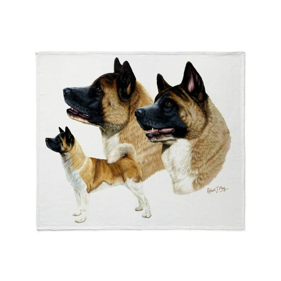 CafePress - Akita Multi Throw Blanket - Soft Fleece Throw Blanket, 50"x60" for All Ages