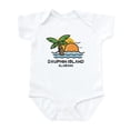thumbnail image 1 of CafePress - Alabama Dauphin Island Body Suit - Baby Light Bodysuit, Size Newborn - 24 Months, 1 of 4