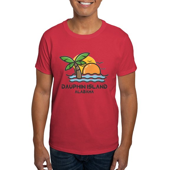 CafePress - Alabama Dauphin Island T Shirt - Men's Classic Graphic Cotton T-Shirt