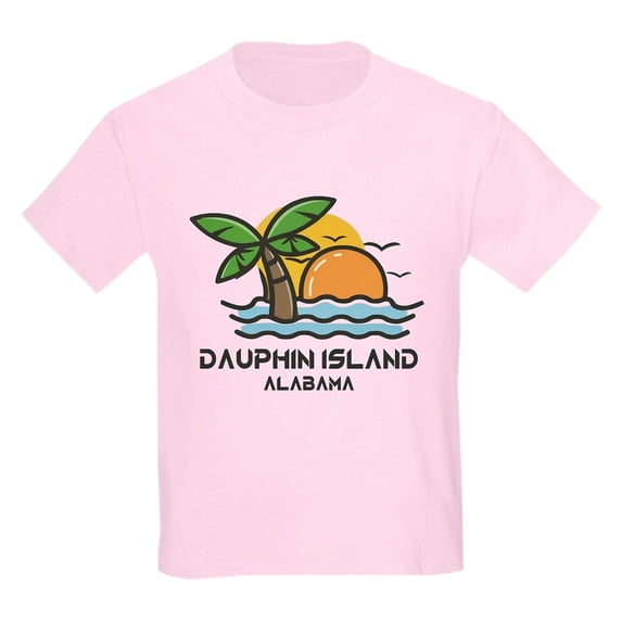 CafePress - Alabama Dauphin Island T Shirt - Light T-Shirt Kids XS-XL