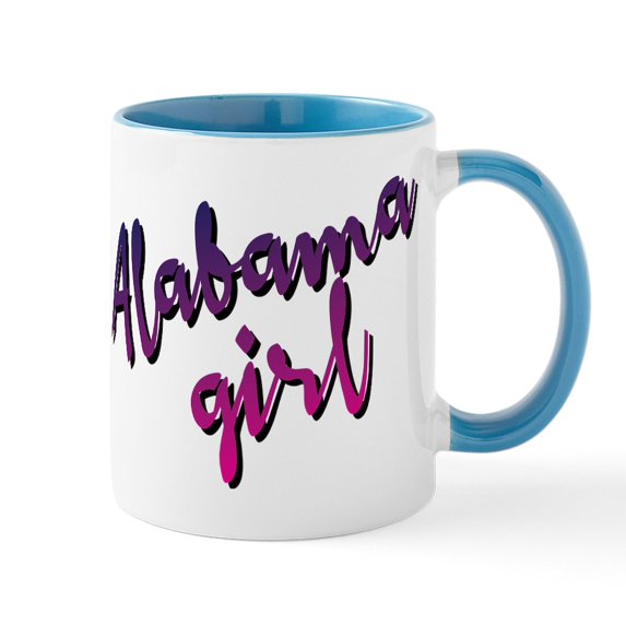 CafePress - Alabama Girl - 11 oz Ceramic Mug - Novelty Coffee Tea Cup