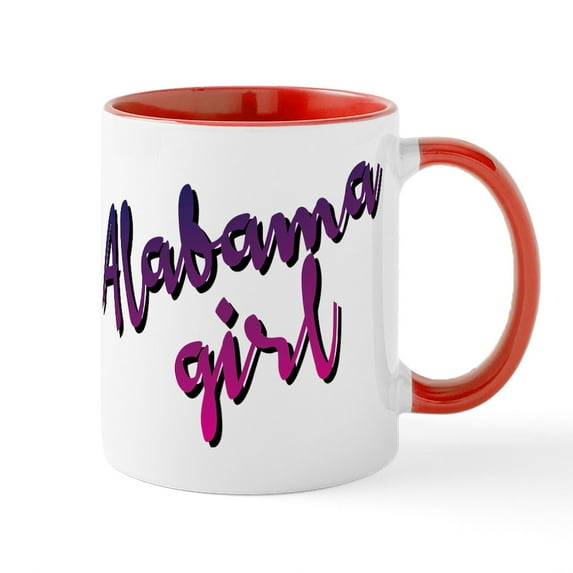 CafePress - Alabama Girl - 11 oz Ceramic Mug - Novelty Coffee Tea Cup