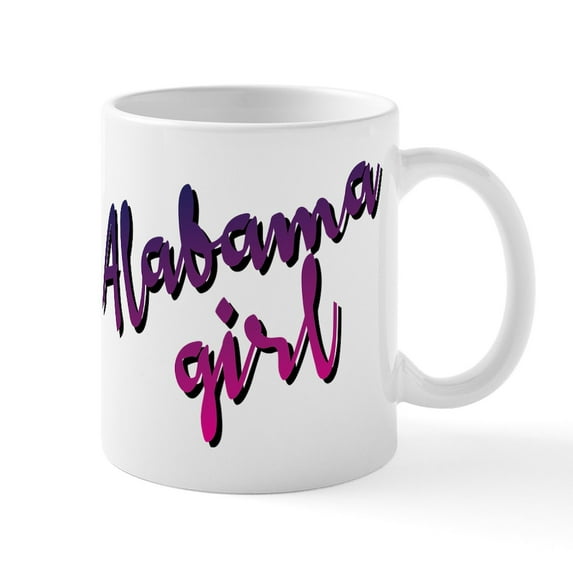 CafePress - Alabama Girl - 11 oz Ceramic Mug - Novelty Coffee Tea Cup