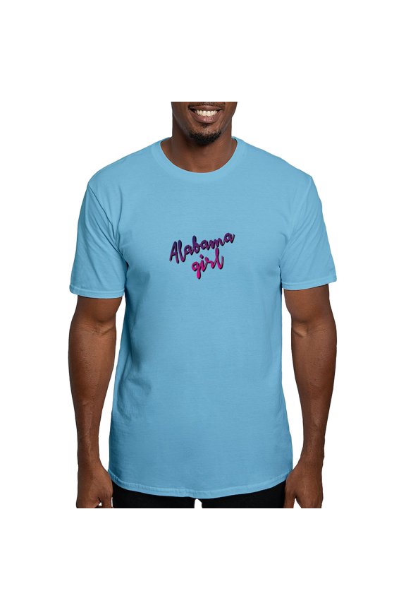 - Alabama Girl T Shirt - Fitted T-Shirt, Vintage Fit Soft Cotton Tee