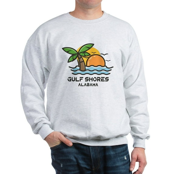 CafePress - Alabama Gulf Shore Sweatshirt - Crew Neck Sweatshirt