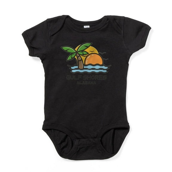 CafePress - Alabama Gulf Shores Body Suit - Cute Infant Bodysuit Baby Romper - Size Newborn - 24 Months