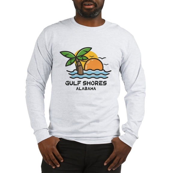CafePress - Alabama Gulf Shores Long Sleeve T Shirt - Unisex Cotton Long Sleeve T-Shirt