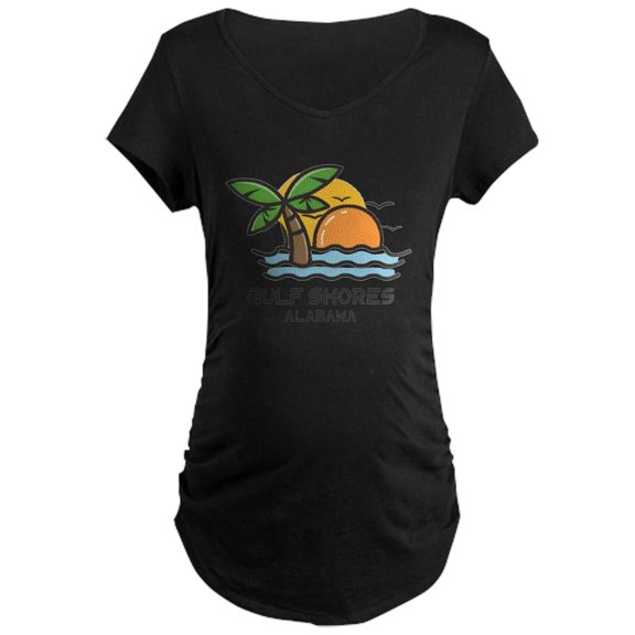 CafePress - Alabama Gulf Shores Maternity T Shirt - Maternity Dark T-Shirt