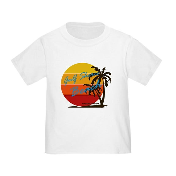 CafePress - Alabama Gulf Shores T Shirt - Cute Toddler T-Shirt, 100% Cotton